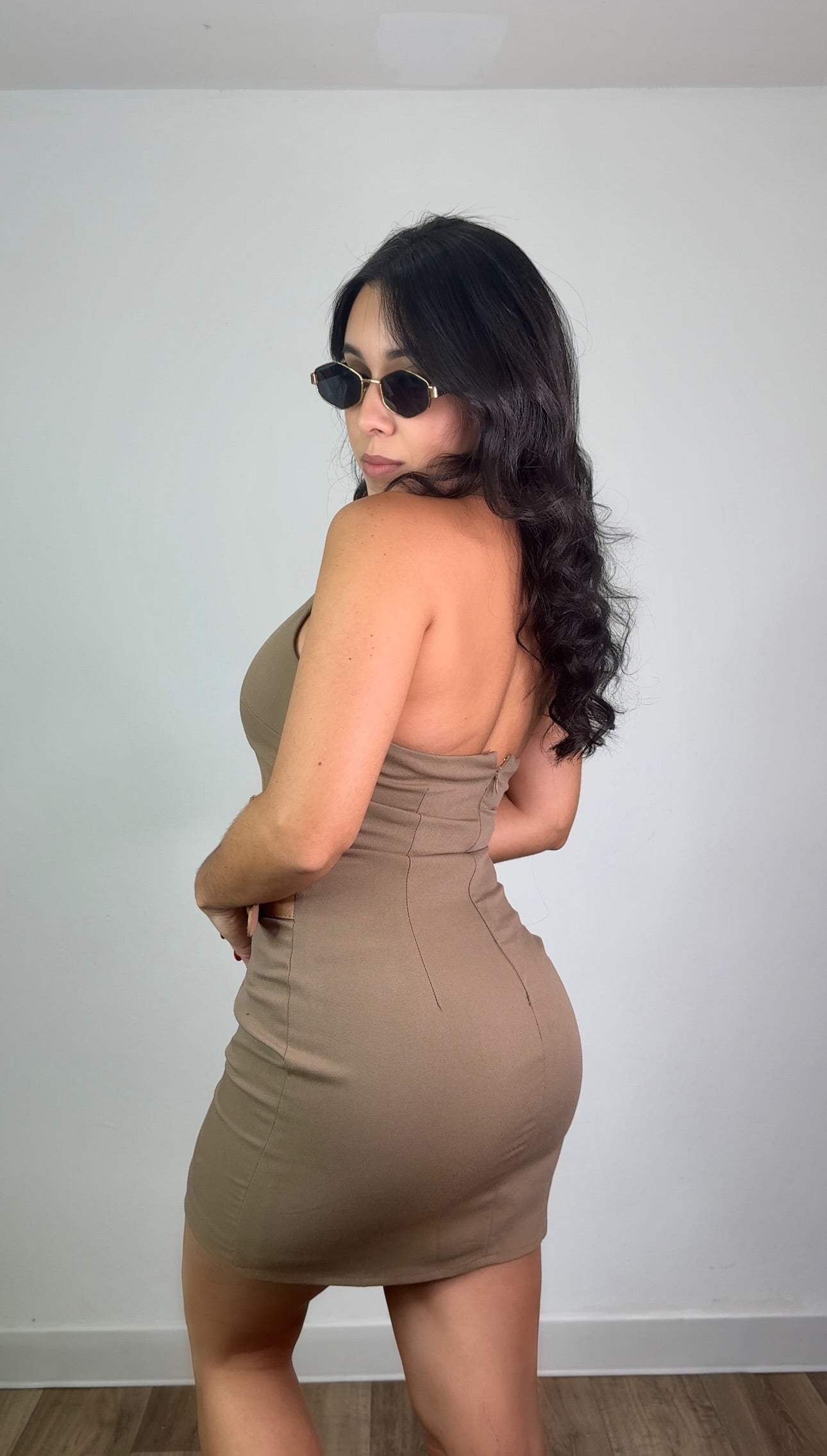 Halter Belted Dress
