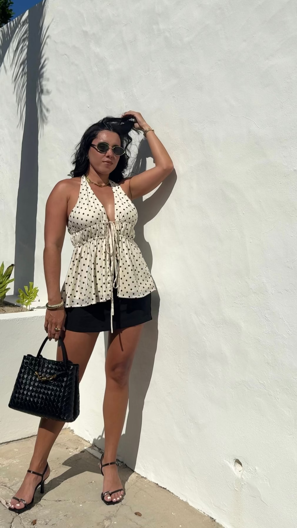 Polka Dot Halter Top