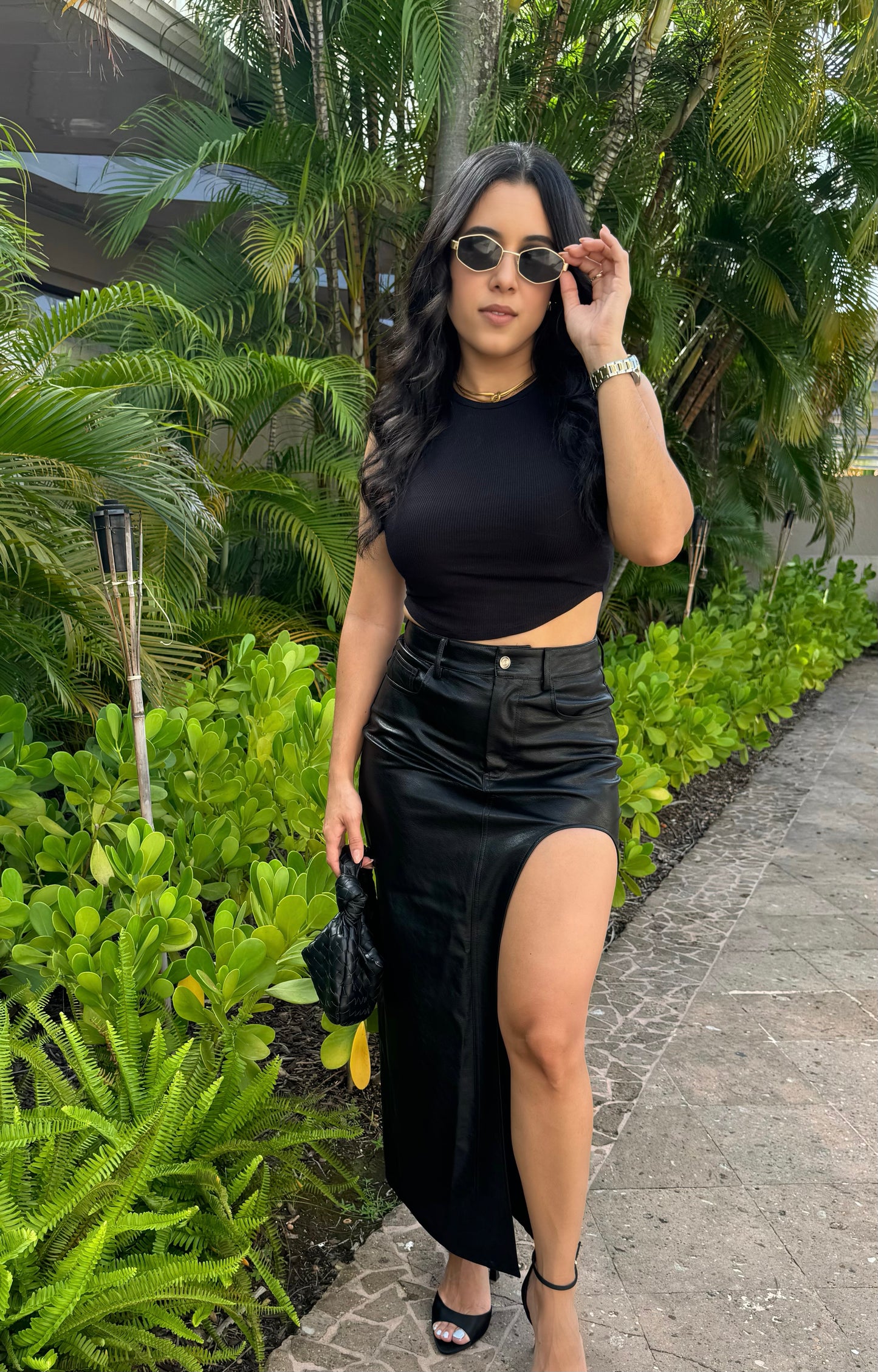 Leather Maxi Skirt