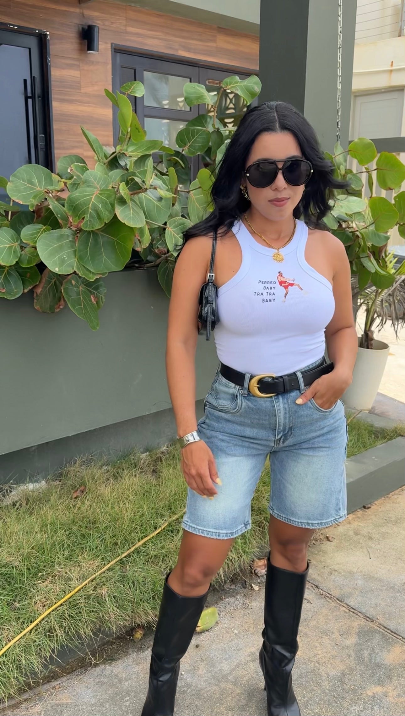Denim Bermudas