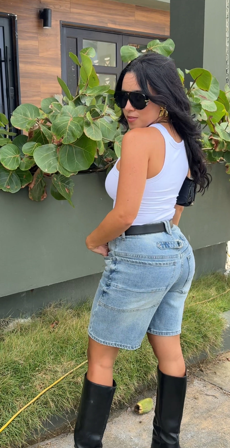 Denim Bermudas