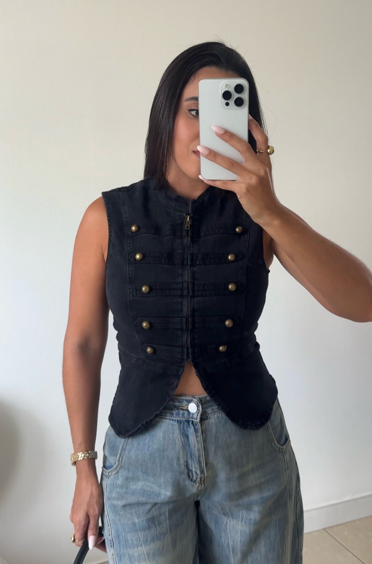 Black Napoleon Vest