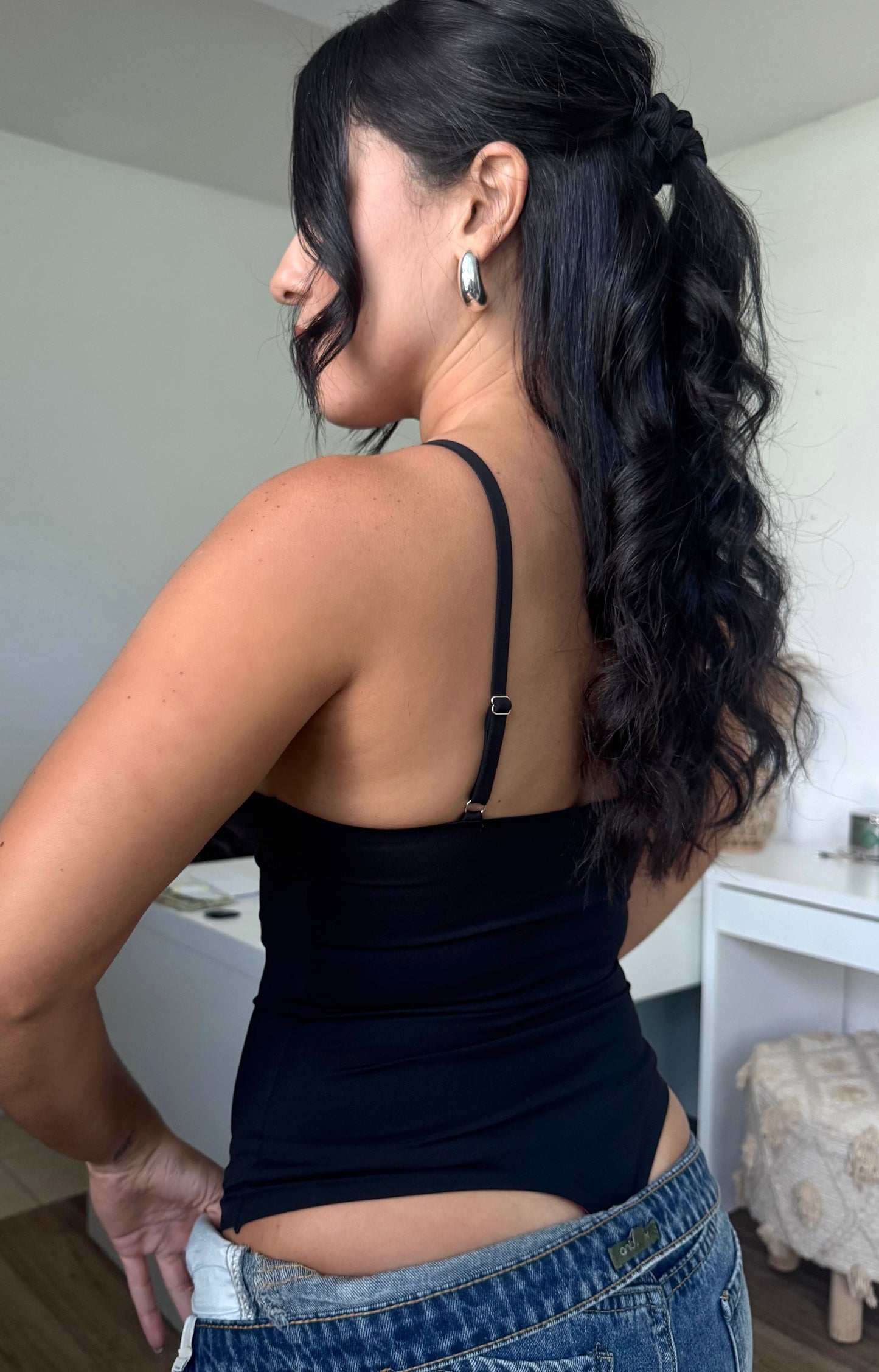 Basic Thong Bodysuit (black)