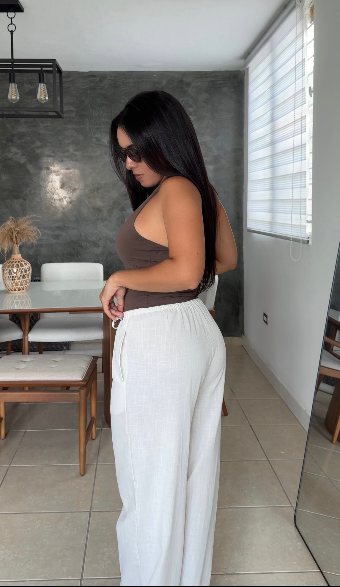 White Linen Pants