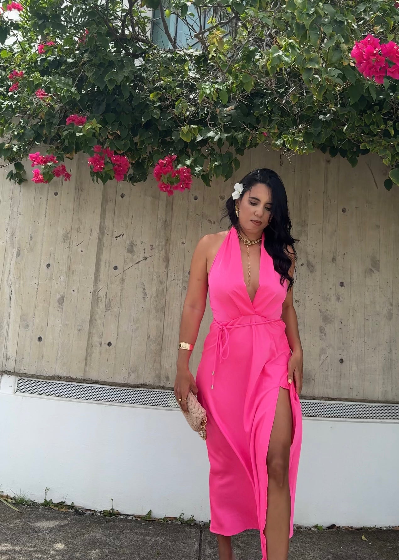 Hot Pink Maxi Dress
