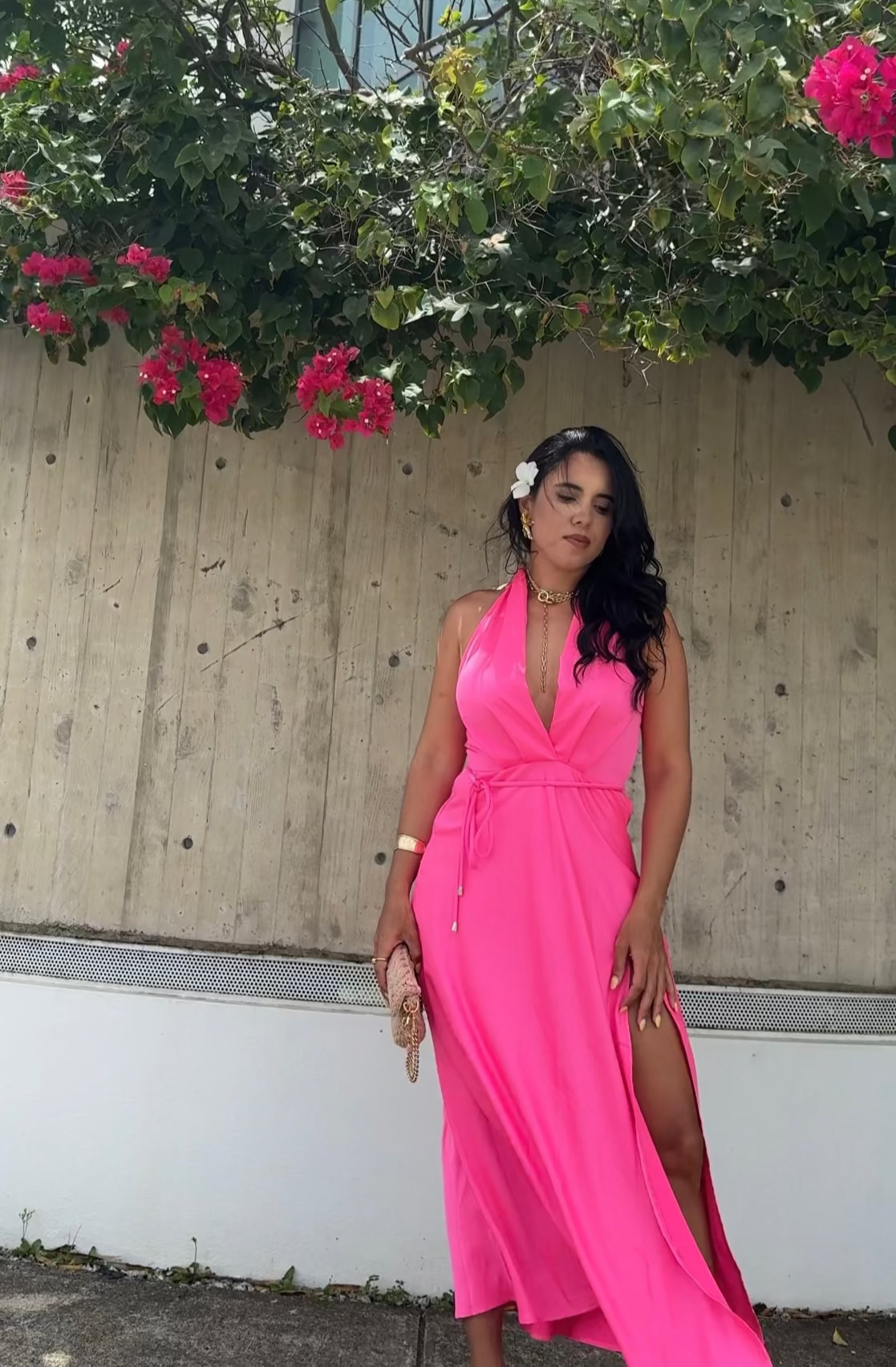 Hot Pink Maxi Dress