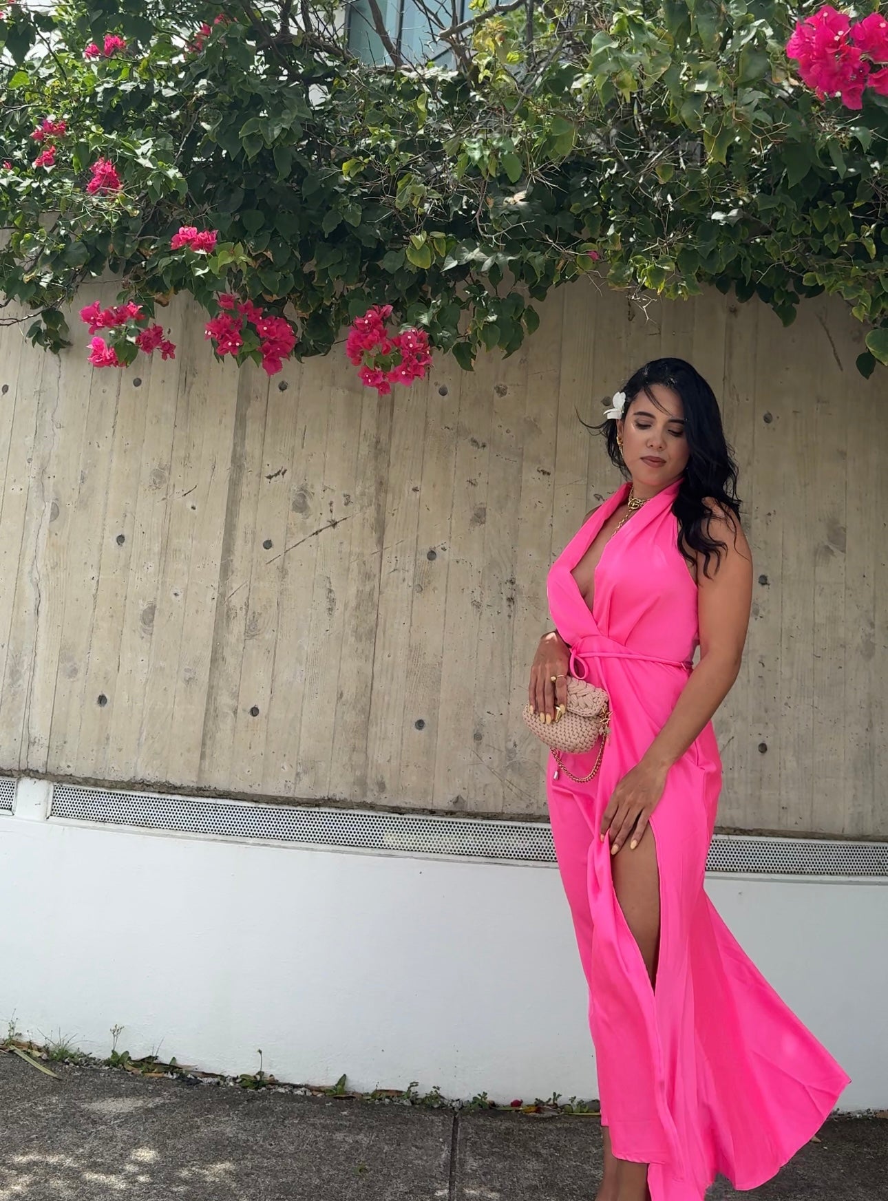 Hot Pink Maxi Dress