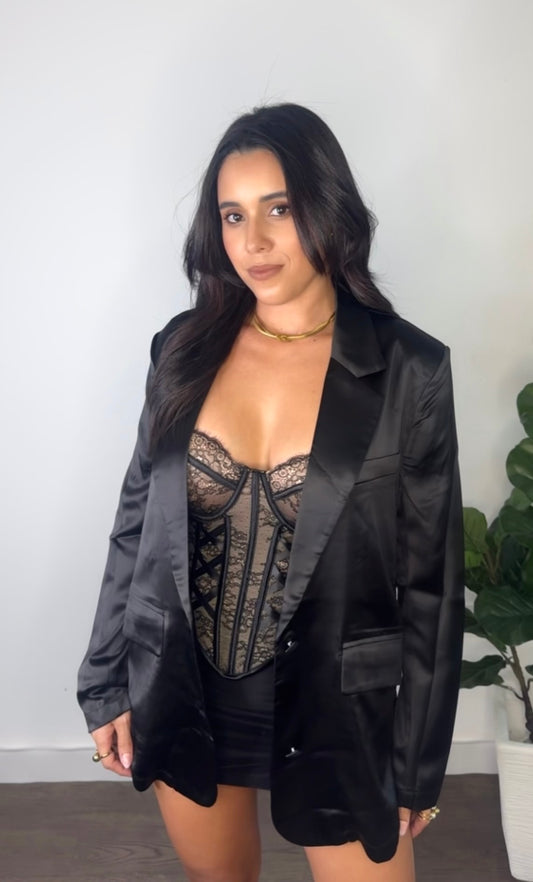 Satin Blazer