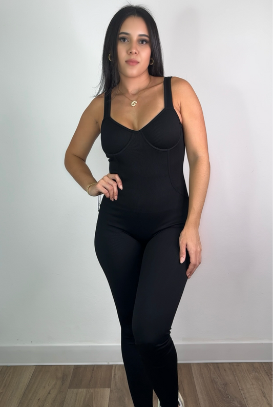 Black Wire Jumpsuit