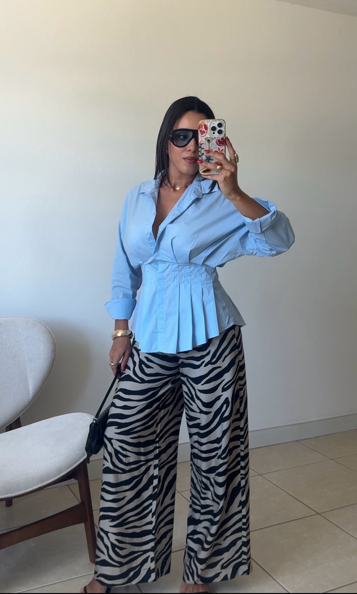 Blue Poplin Shirt