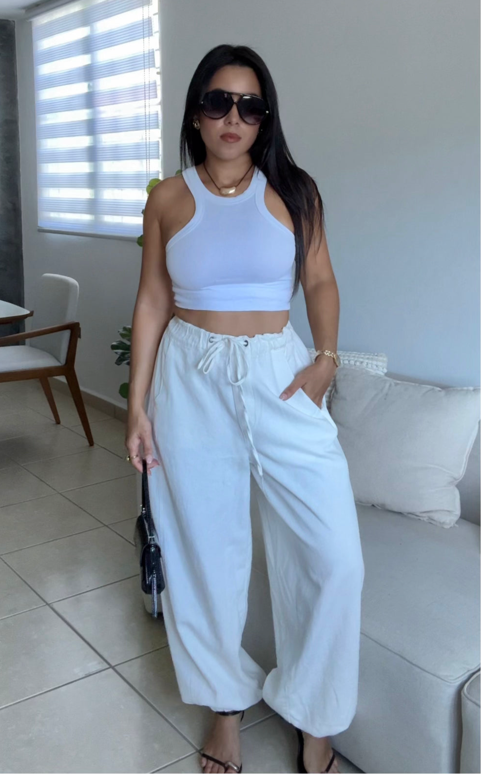 Balloon Denim Pants
