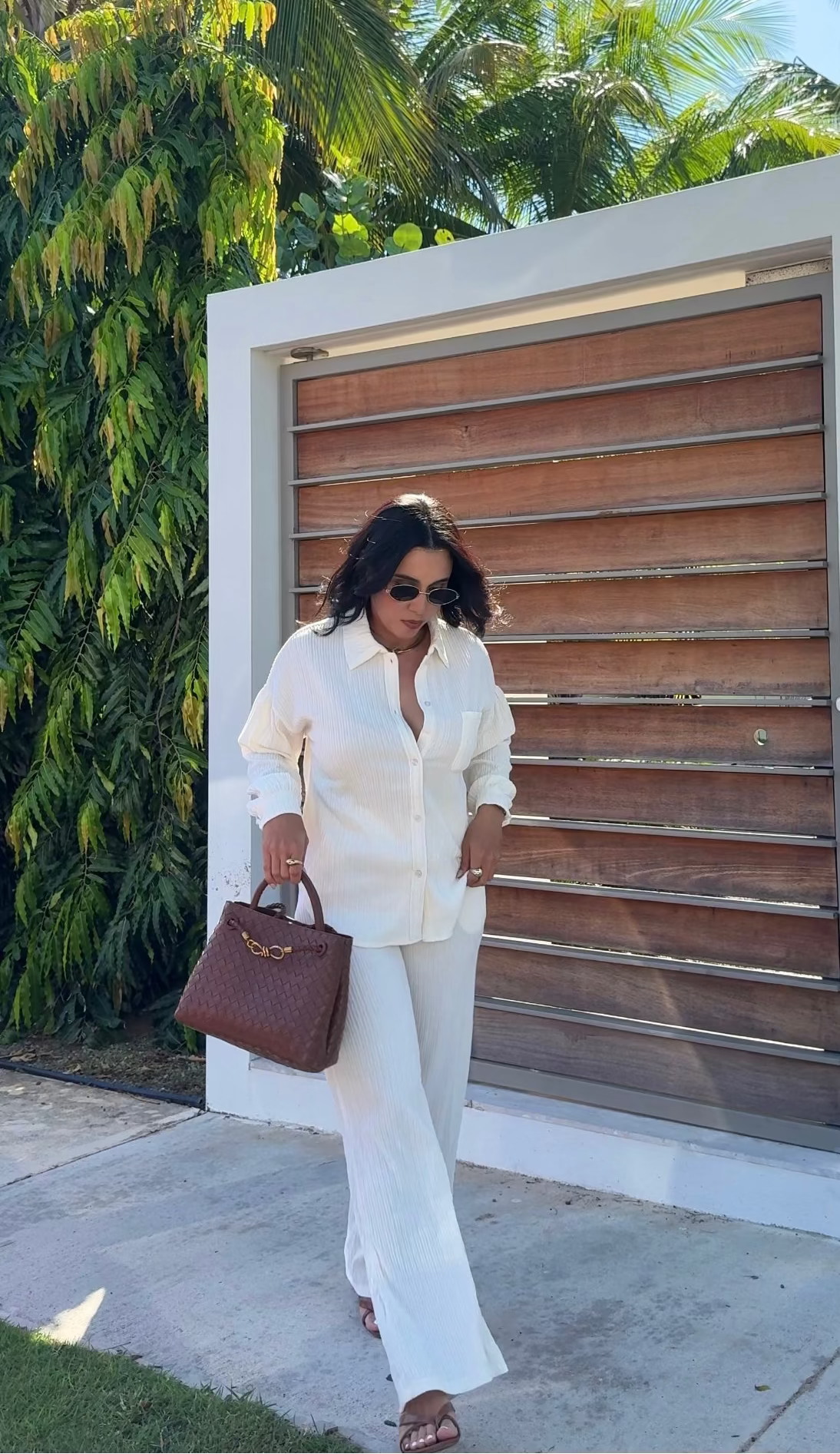 Plissed Ivory Set