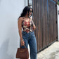 Cow Print Corset