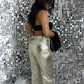 Gold Metallic Pants