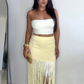Butter Fringe Skirt