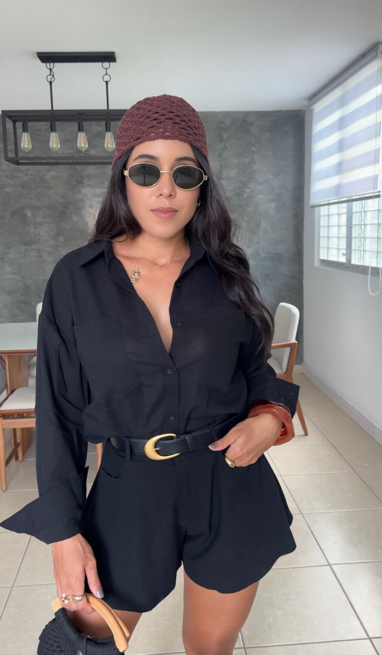 Black Linen Shirt