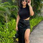 Leather Maxi Skirt