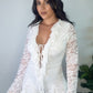 Lace Sleeve Romper