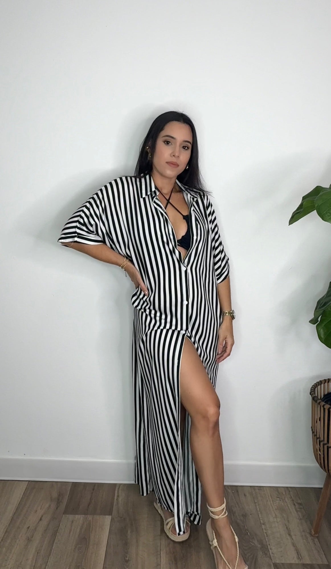 Stripes Tshirt Maxi