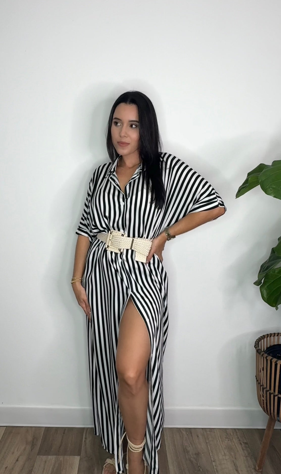 Stripes Tshirt Maxi