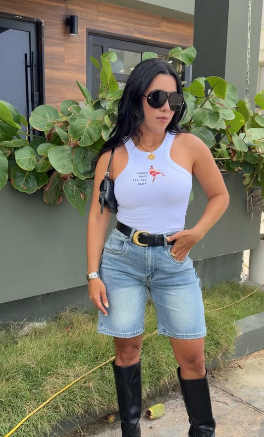 Denim Bermudas