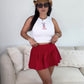 Red Skort