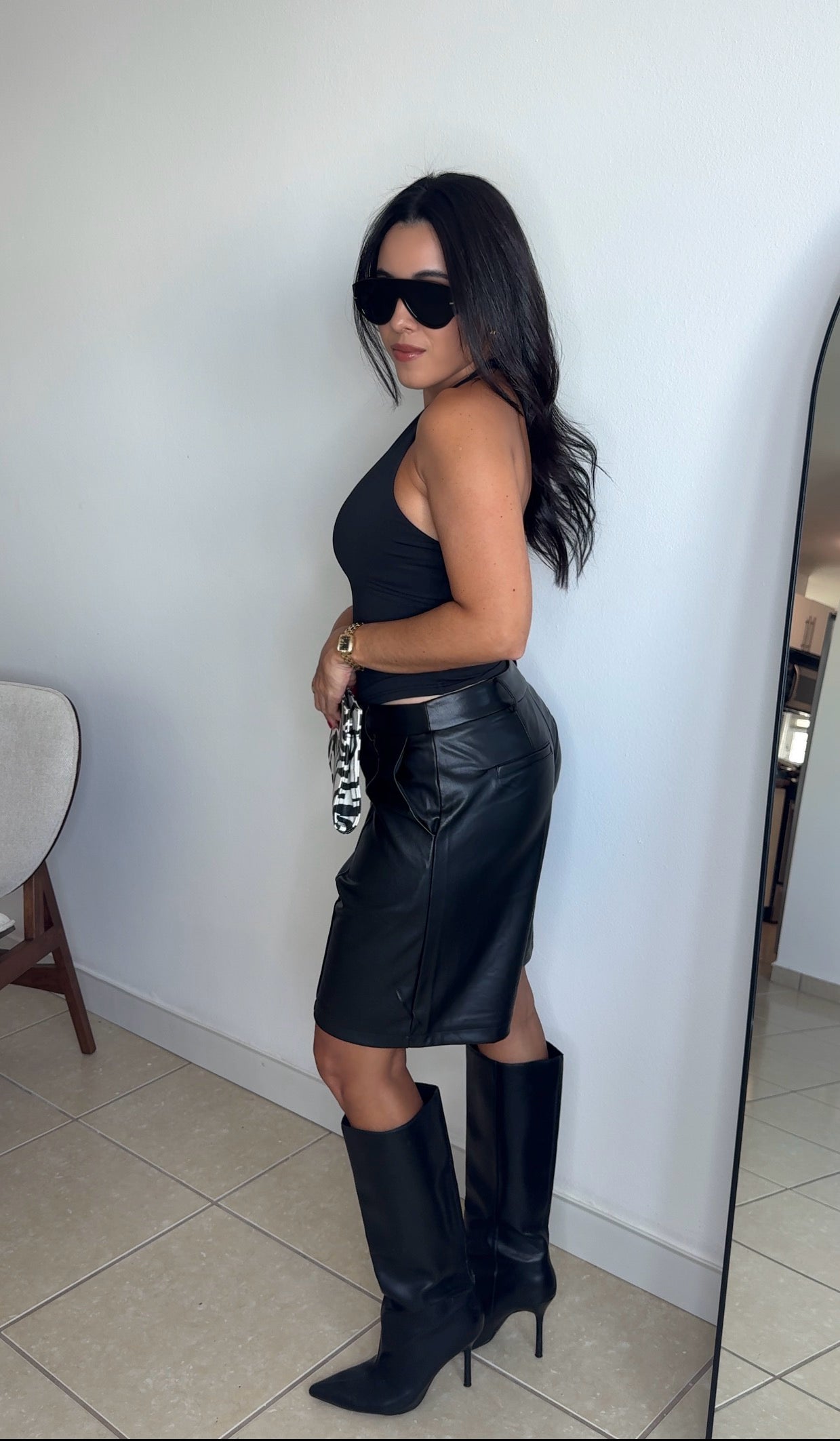 Leather Bermudas