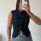 Black Napoleon Vest
