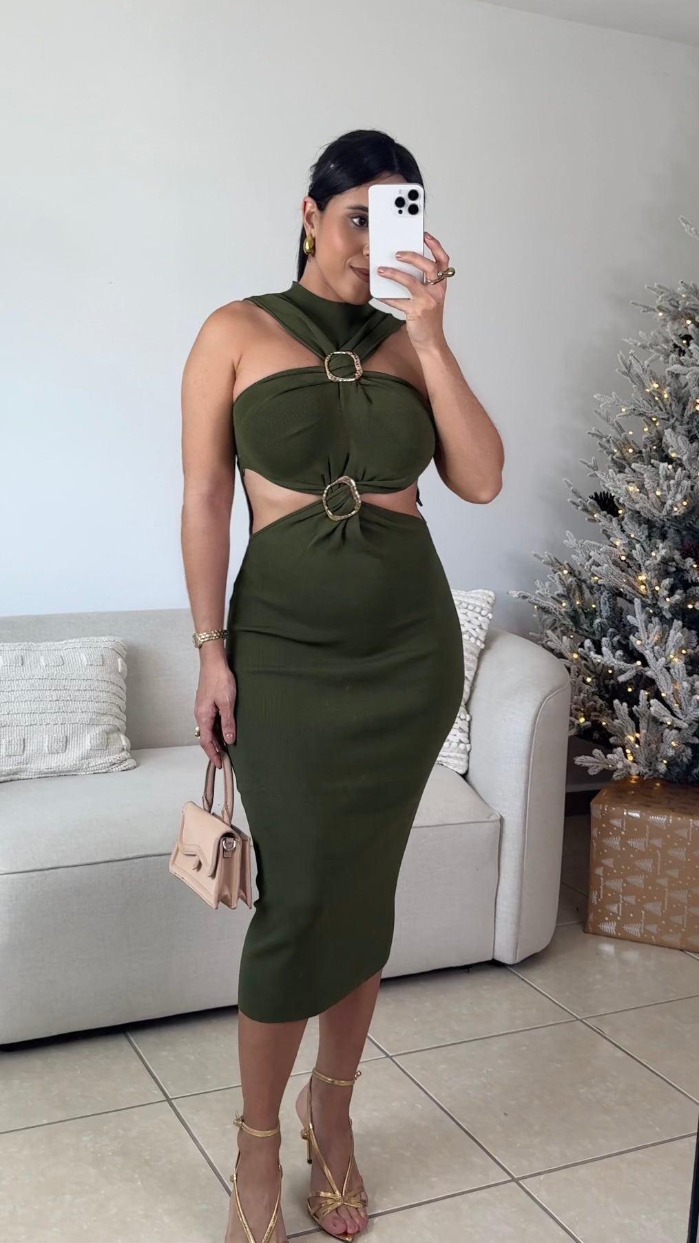 Olive Midi Dress