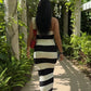 Black & White Stripes Maxi