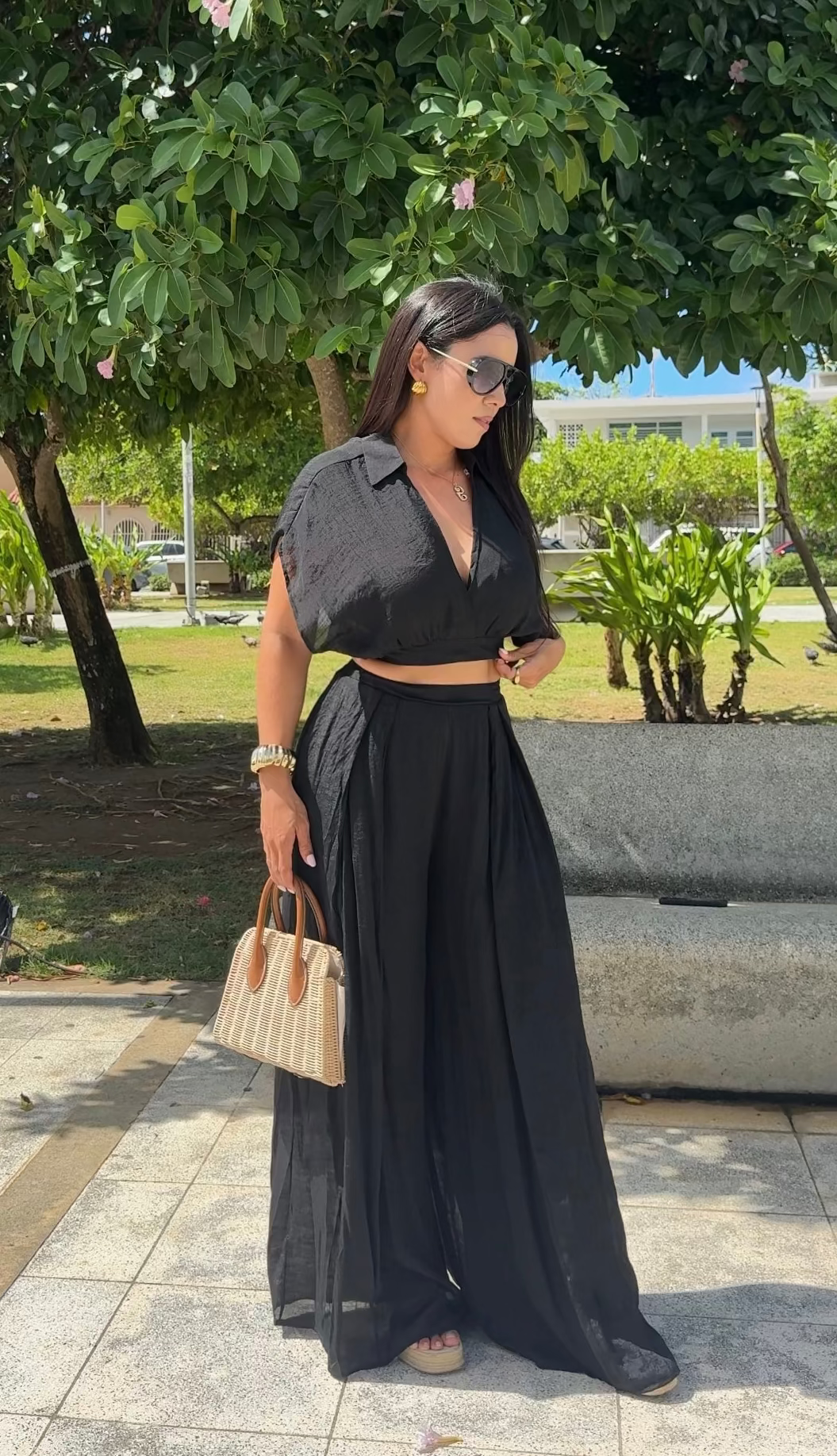 Midnight Palazzo Set