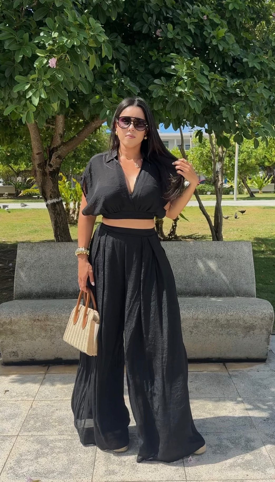 Midnight Palazzo Set