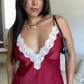 Lace Burgundy Camisole