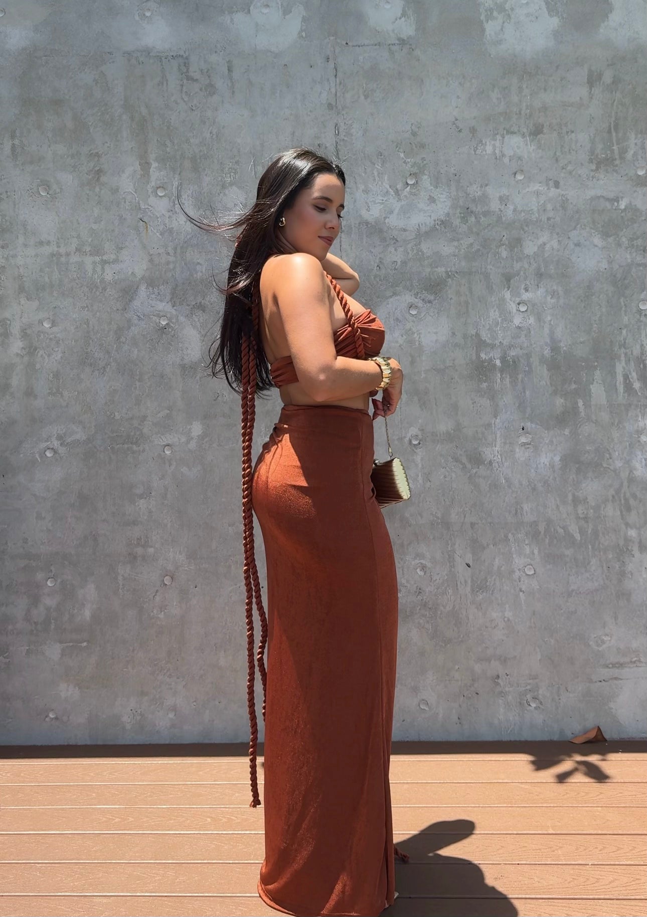 Rope Maxi Skirt Set