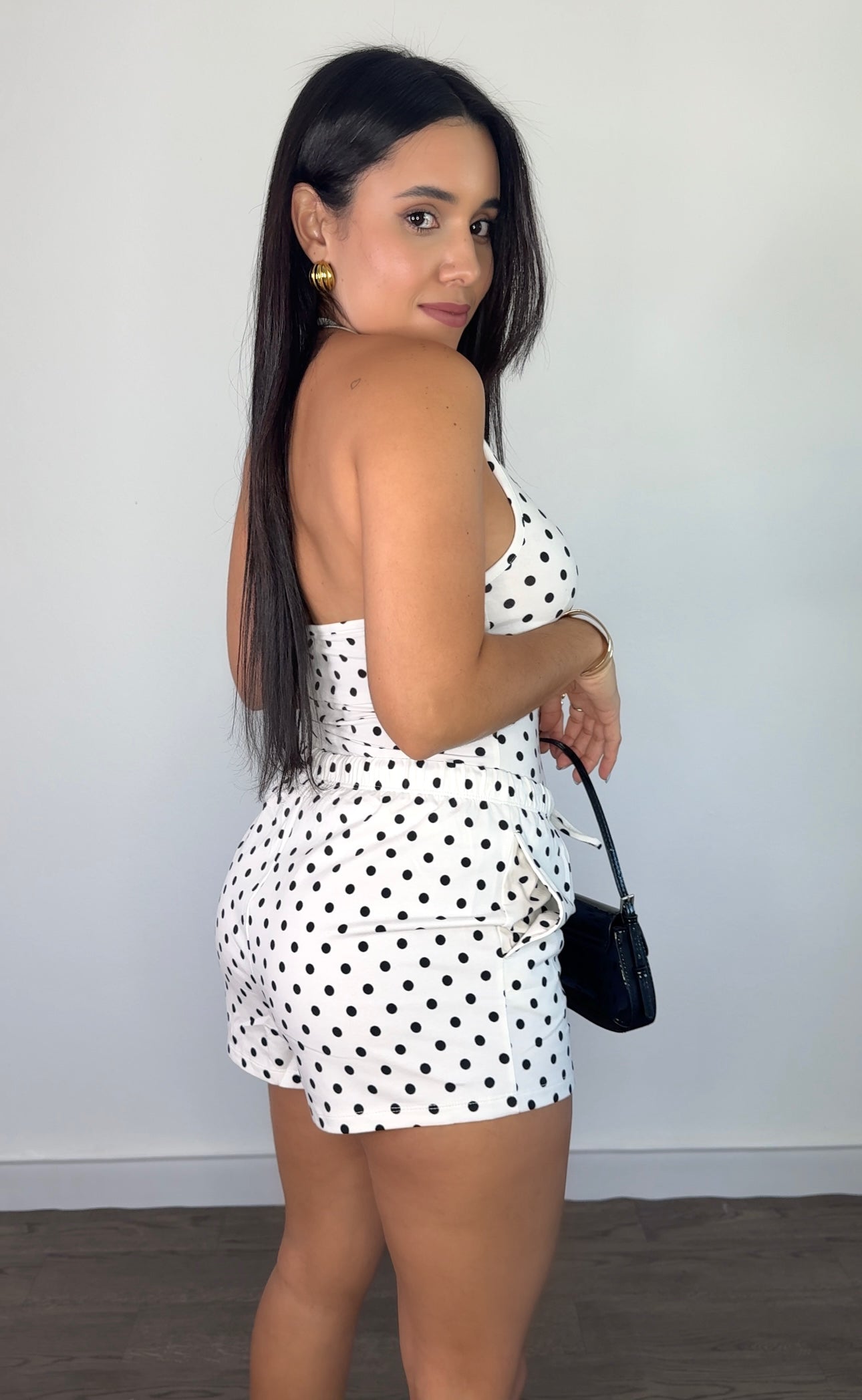 Polka Halter Top