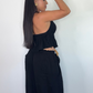 Black Halter Top