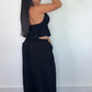Black Hem Pants