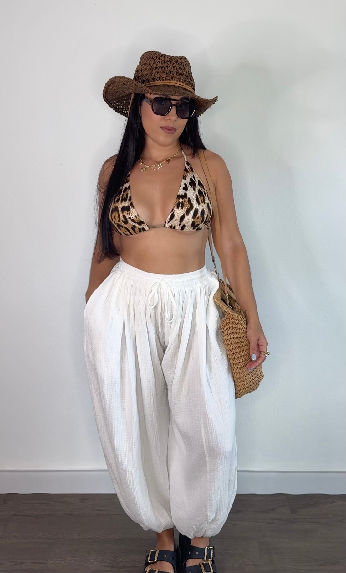 White Balloon Pants