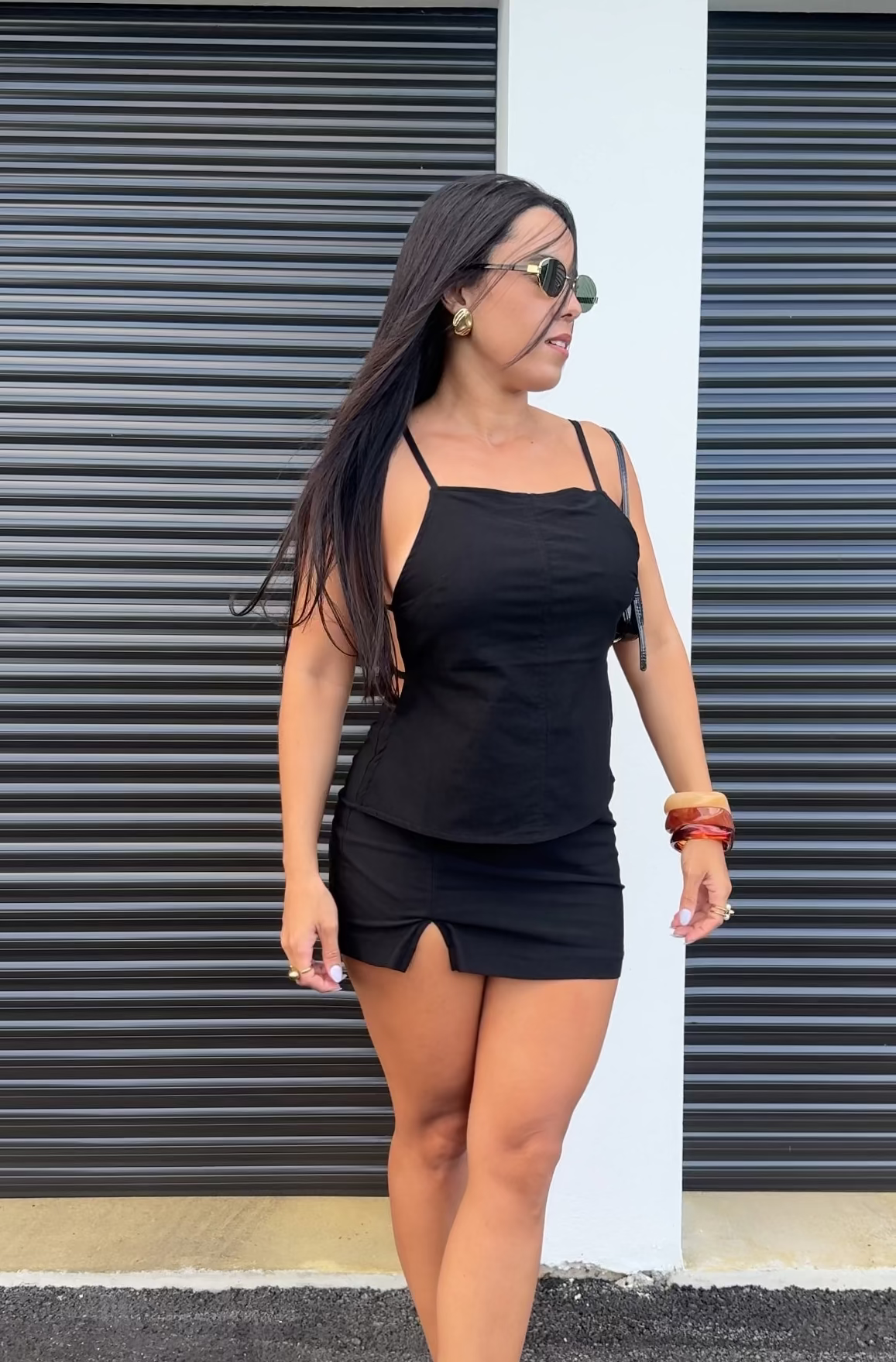 Strappy Top & Skort Set