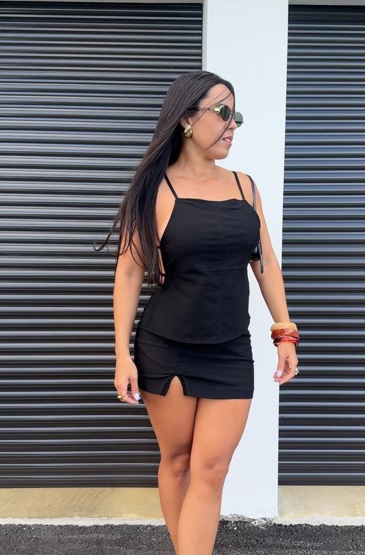 Strappy Top & Skort Set