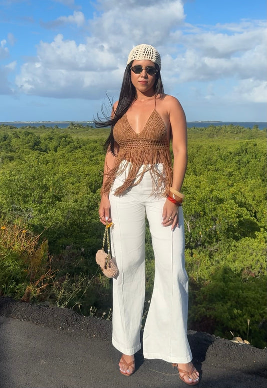 White Wide Leg Jeans