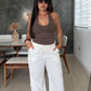 White Linen Pants