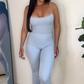 Baby Blue Flare Jumpsuit