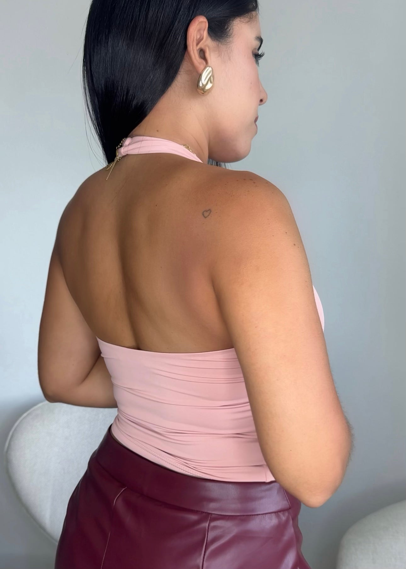 Blush Basic Halter Top