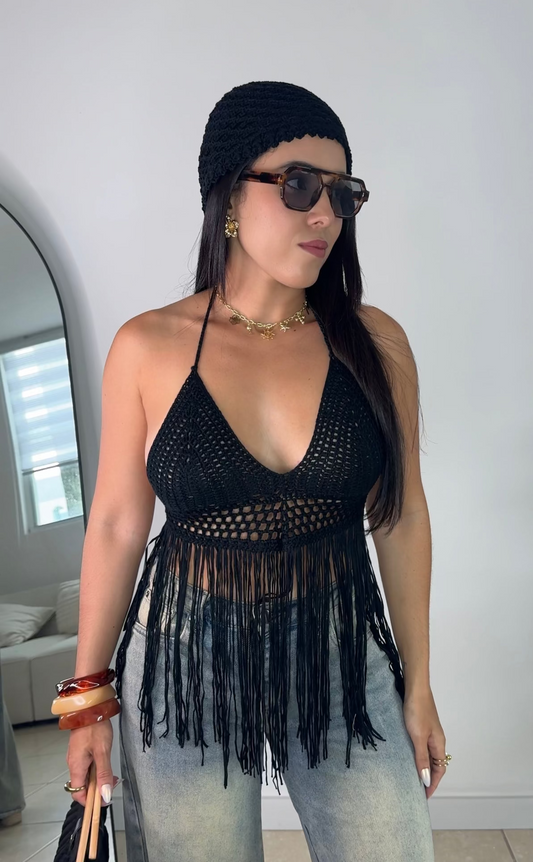 Crochet Fringe Top