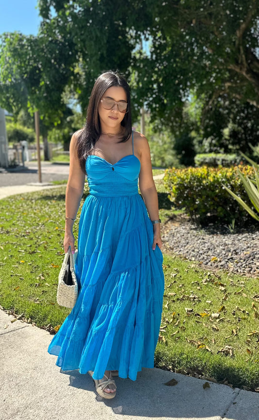 Blue Primavera Maxi