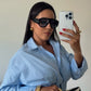 Bold Teardrop Sunglasses