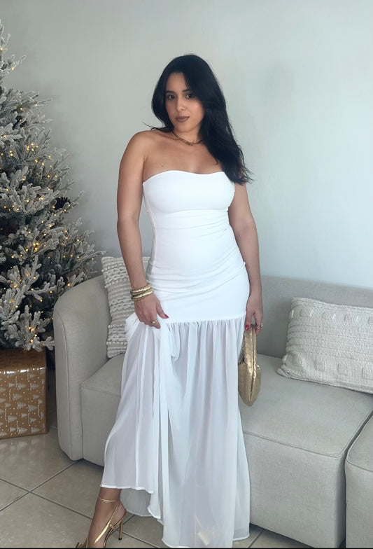 White Christmas Dress