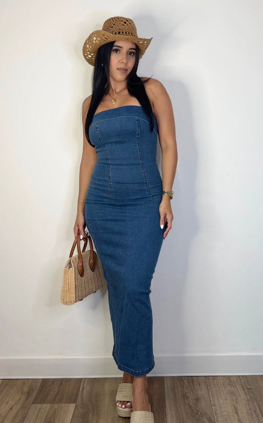 Denim Bodycon Dress