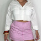 Pink Stripes Skort